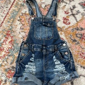 Little girls Blue Denim Overalls